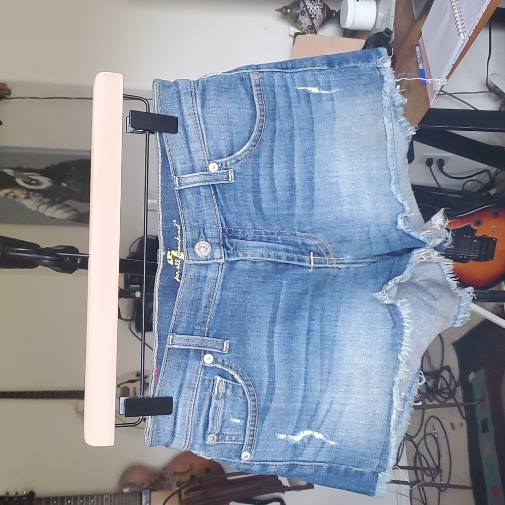 7 for all mankind jean shorts